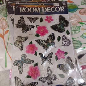 Stiker Dinding Room Decor Butterfly 6D