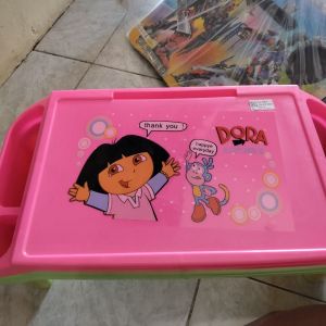 Meja Belajar Dora Pink
