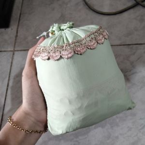 Mukena Traveling Renda/ Hijau Soft