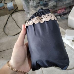 Mukena Traveling Renda/ Navy