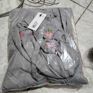 Mukena Anak Renda Abu