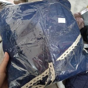 Mukena Anak Renda Navy