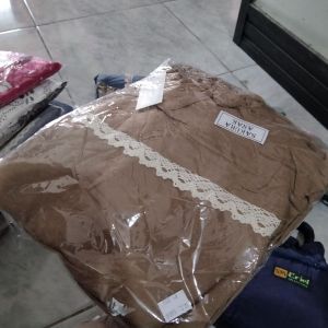 Mukena Anak Renda Mocca