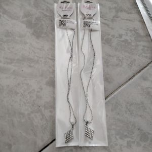 Kalung Silver Ketupat 