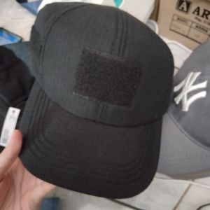 Topi Baseball Hitam Polos
