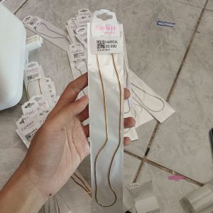 Kalung Titanium Gold Polos