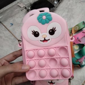 Tas pop it bear pink