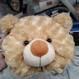 Tas selempang boneka cream 