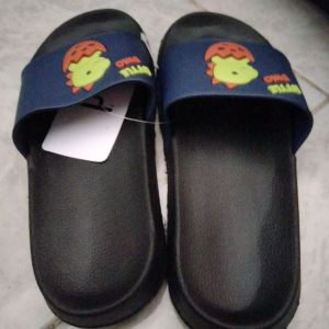 Sendal Slop Anak Porto Little Dino/ 33/ hitam