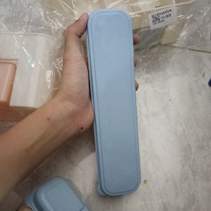 Set Sendok Jerami Biru