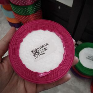 pita gulung Polkadot pink 