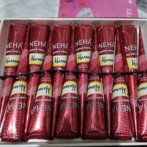 Neha Henna Maroon 