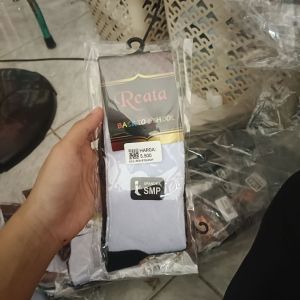 Reata Kaos Kaki Hitam Putih SMP