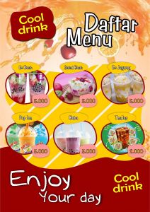 Cetak Daftar Menu
