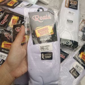 Kaos Kaki Reata Hitam Putih SMP