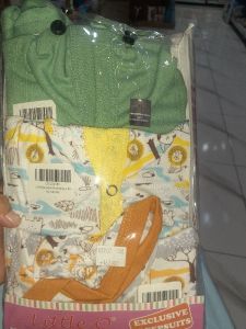 Jamper little q bk kaki topi M