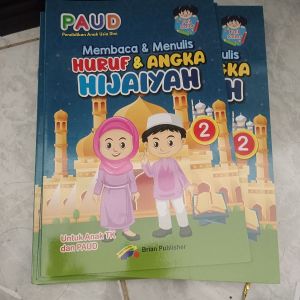 Buku Paud Membaca & Menulis Huruf & Angka Hijaiyah