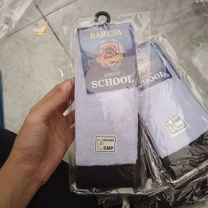 Kaos Kaki Baresa Hitam Putih/SMP