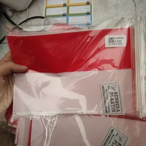 Bendera Merah Putih Plastik Isi 20 Lembar