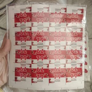 Stiker Merah Putih 
