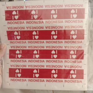 Stiker Merah Putih 
