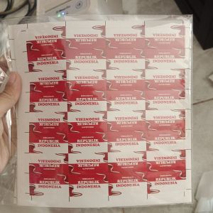 Stiker Merah Putih 