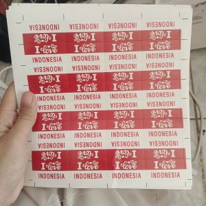 Stiker Merah Putih 