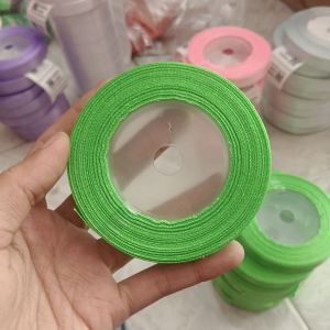 Pita Satin 1/2cm /Hijau