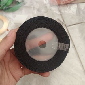 Pita Satin 1/2cm /Hitam