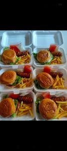 Paket hotdog&burger