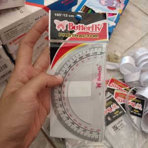 Butterfly - Penggaris Busur 12cm