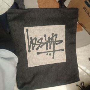 Totebag Sablon Saku Kecil