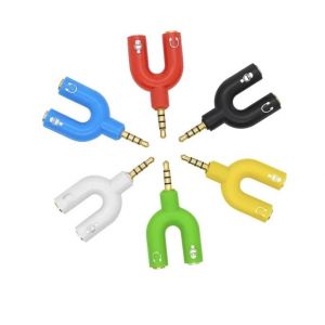AUDIO SPLITTER U/Y HEADSET MIC