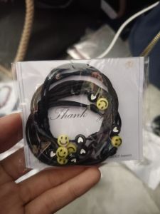 Gelang Tali Motif Emot Love 