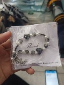 Gelang Mote Dadu Hitam