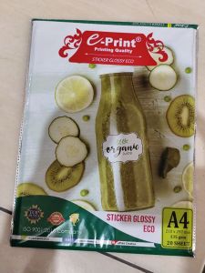 Kertas Sticker ECO E-Print A4 135 GSM