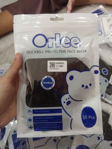 Masker Orlee Duckbill Protective Face Mask Hitam 