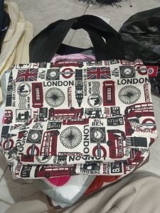 Tas Canvas Sablon 