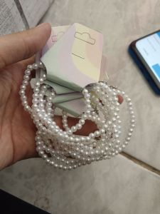 Gelang Mote Manik Double