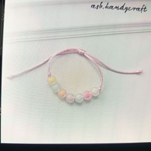 Gelang Tali Mote Rainbow 