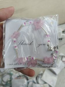 Gelang Mote Pink