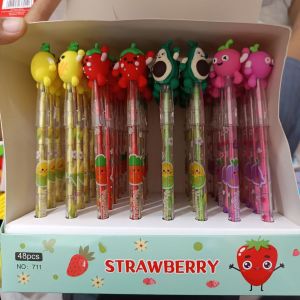  Strawberry - Pensil Susun Karakter - Vegetables