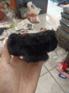 Jedai Rambut Kotak Bulu/ Hitam