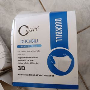 Care Masker Duckbill Putih