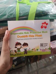 Masker Box Duckbill 3D