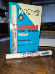 Snowman Paint Maker White