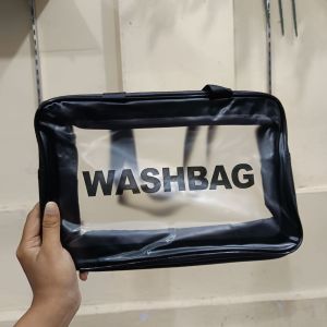 HC Washbag/ Pouch Serbaguna/ Hitam/ Besar 