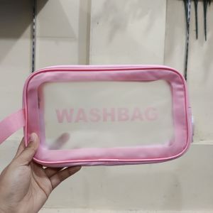 HC Washbag/ Pouch Serbaguna/ Pink/ Sedang