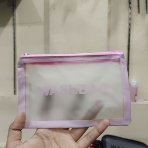 HC Washbag/ Pouch Serbaguna Kotak/ Pink
