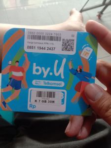 Kartu byu 7 gb 30 hari